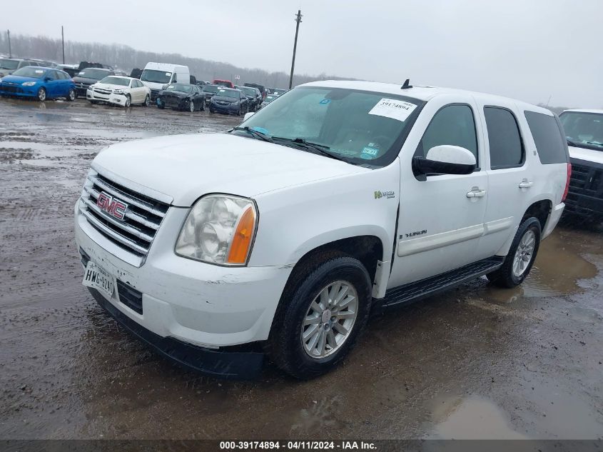 2008 GMC Yukon Hybrid VIN: 1GKFC13598R202782 Lot: 39174894