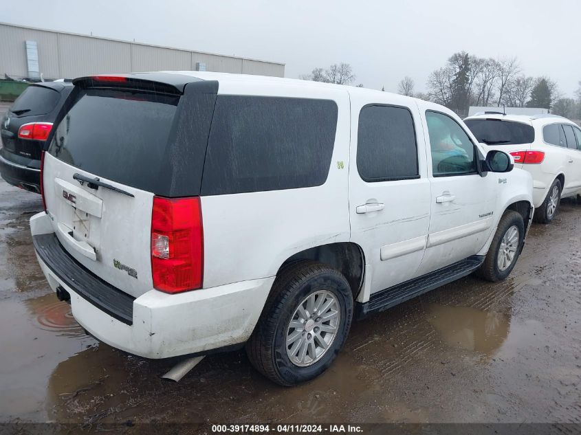 1GKFC13598R202782 2008 GMC Yukon Hybrid