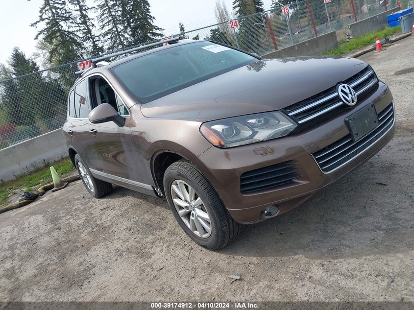 2013 VOLKSWAGEN TOUAREG VR6 SPORT - WVGEF9BPXDD009480