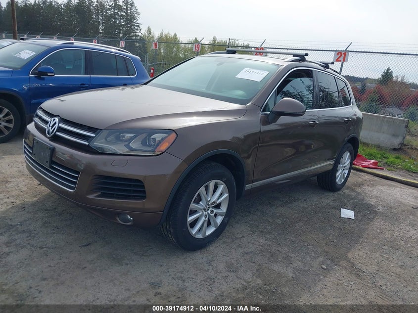 2013 VOLKSWAGEN TOUAREG VR6 SPORT - WVGEF9BPXDD009480