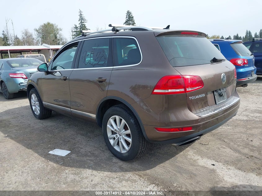 2013 VOLKSWAGEN TOUAREG VR6 SPORT - WVGEF9BPXDD009480