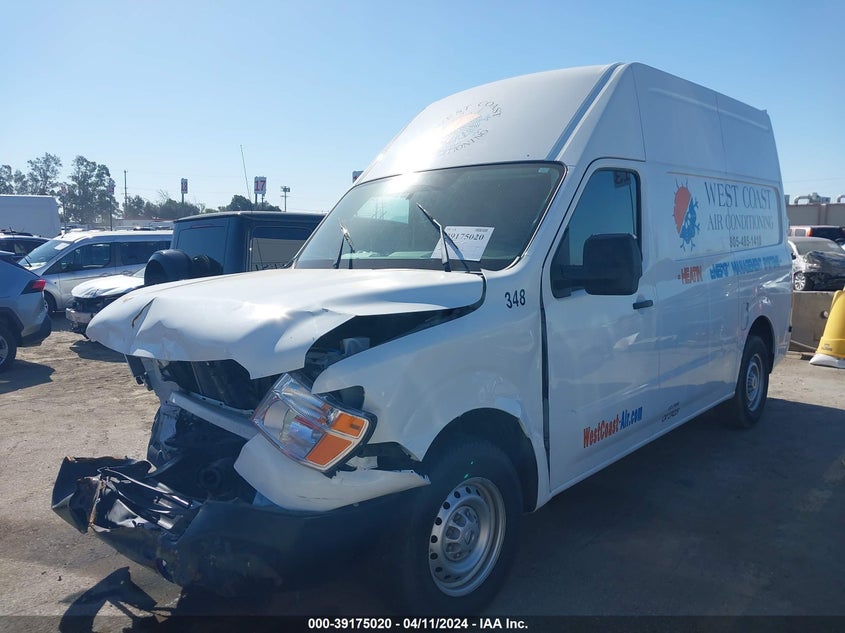 2019 Nissan Nv Cargo Nv2500 Hd S V6 VIN: 1N6BF0LY3KN800402 Lot: 39175020