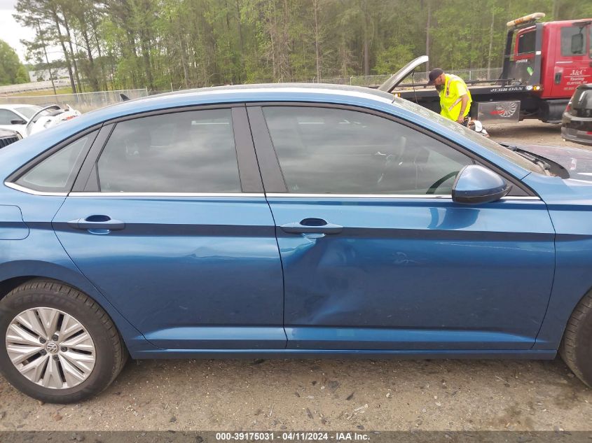 2019 Volkswagen Jetta 1.4T S VIN: 3VWN57BU7KM073606 Lot: 39175031