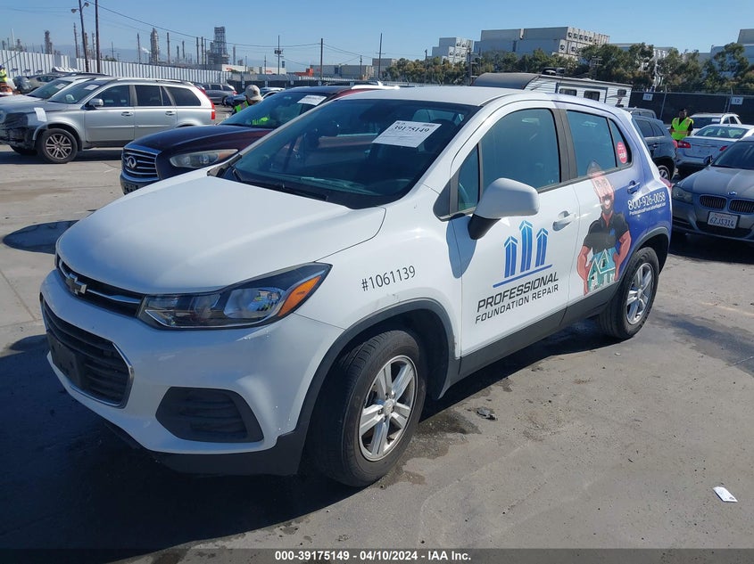 VIN KL7CJKSB0LB067062 2020 CHEVROLET TRAX FWD LS