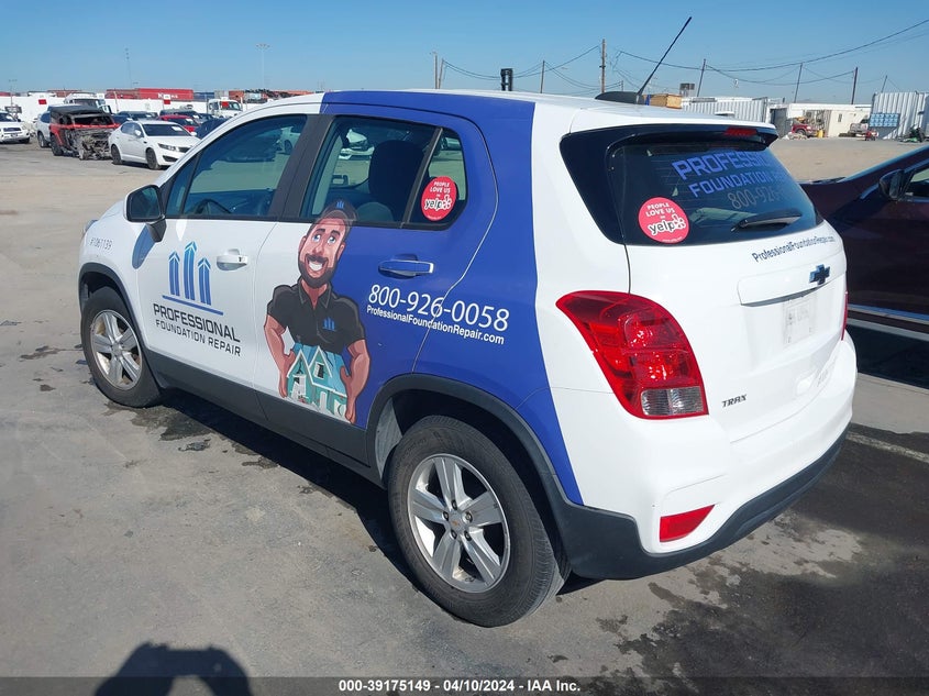 VIN KL7CJKSB0LB067062 2020 CHEVROLET TRAX FWD LS