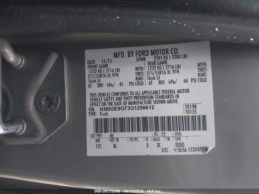 2016 FORD TRANSIT CONNECT TITANIUM - NM0GE9G73G1256612