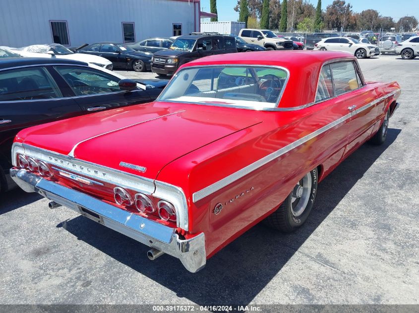 1964 Chevrolet Impala Ss VIN: 41447T223389 Lot: 39175372