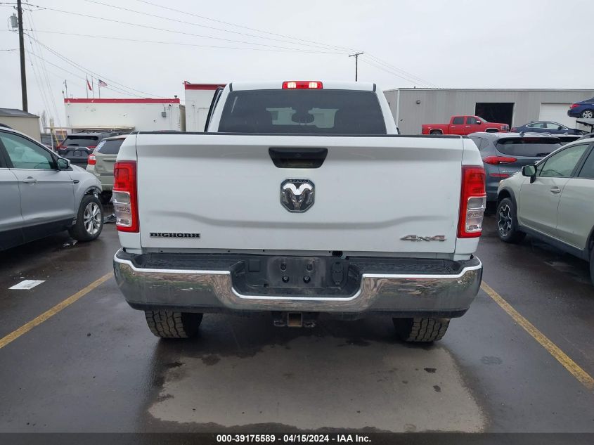 2022 Ram 2500 Big Horn 4X4 6'4 Box VIN: 3C6UR5DJ9NG263184 Lot: 39175589