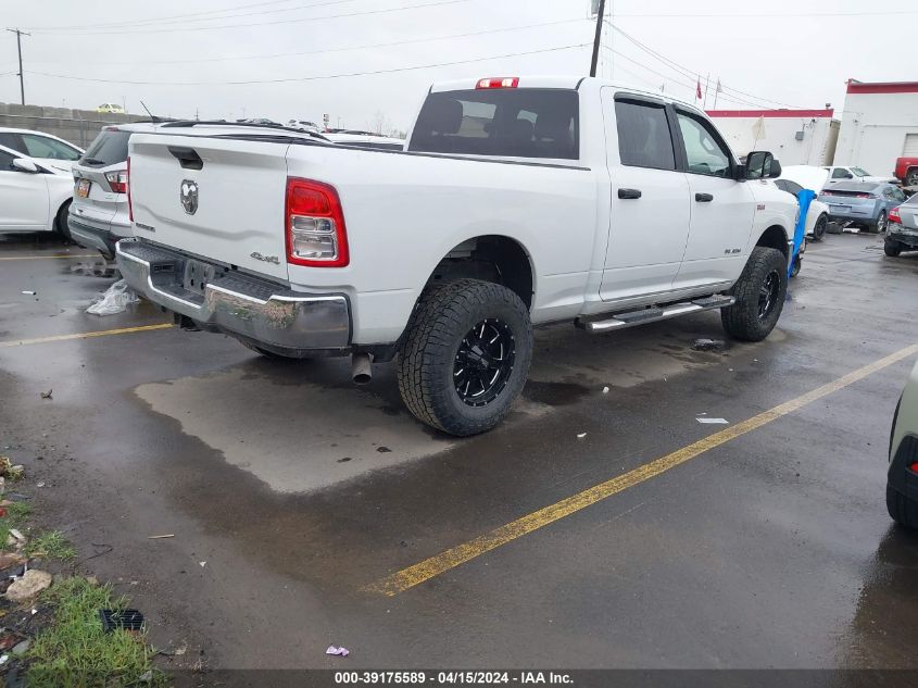 2022 Ram 2500 Big Horn 4X4 6'4 Box VIN: 3C6UR5DJ9NG263184 Lot: 39175589