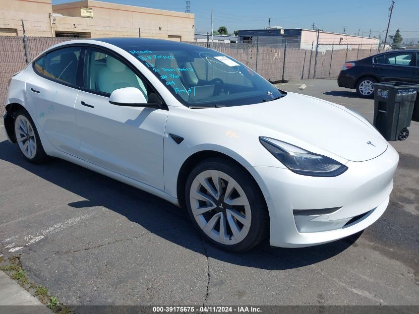 2021 TESLA MODEL 3 STANDARD RANGE PLUS REAR-WHEEL DRIVE - 5YJ3E1EA9MF874814