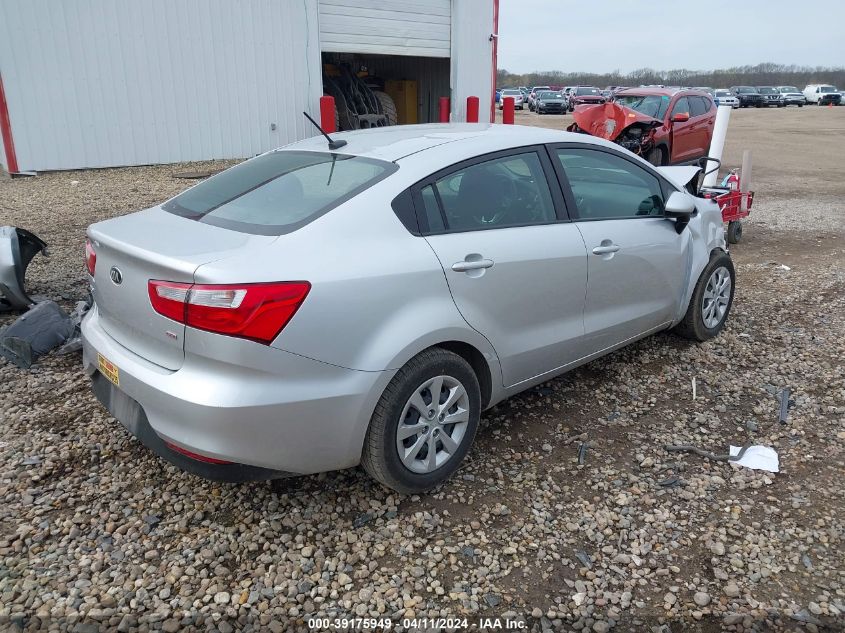 2016 Kia Rio Lx VIN: KNADM4A37G6624744 Lot: 39175949