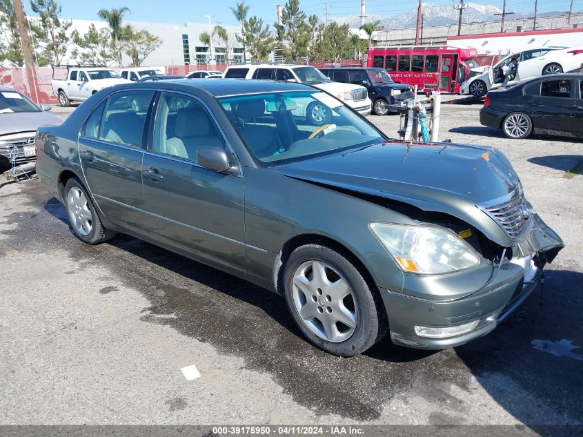 2004 Lexus Ls 430 VIN: JTHBN36F540166414 Lot: 39175950