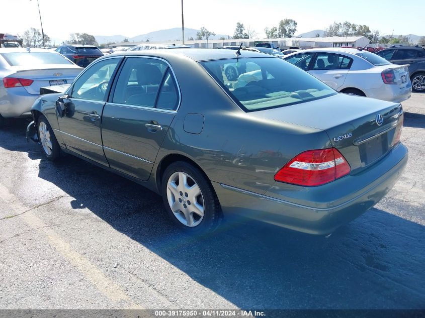 2004 Lexus Ls 430 VIN: JTHBN36F540166414 Lot: 39175950