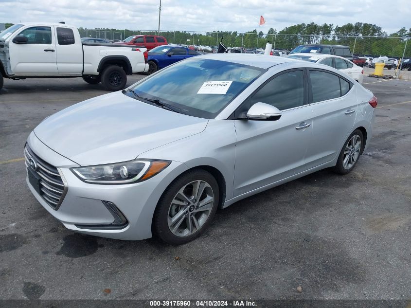 KMHD84LF4HU118957 | 2017 HYUNDAI ELANTRA