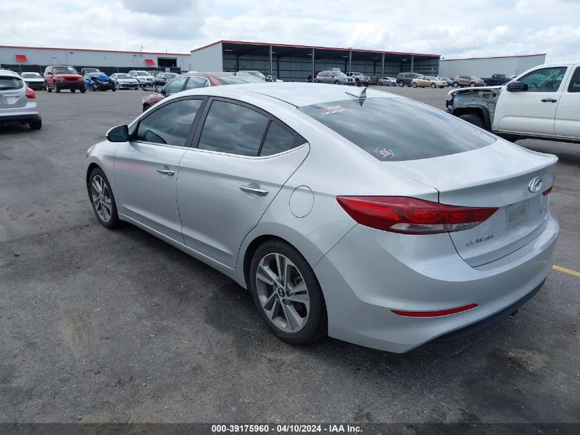 KMHD84LF4HU118957 | 2017 HYUNDAI ELANTRA