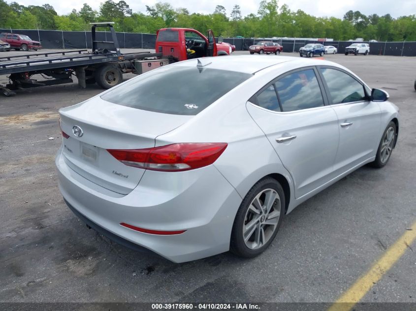 KMHD84LF4HU118957 | 2017 HYUNDAI ELANTRA