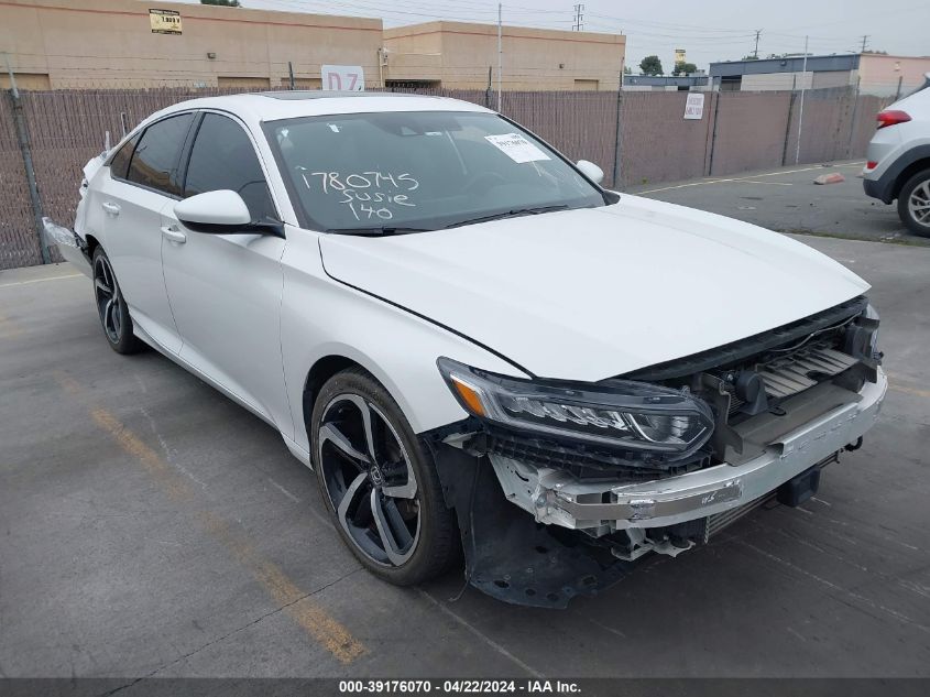 2018 Honda Accord Sport 2.0T VIN: 1HGCV2E31JA044101 Lot: 50124854