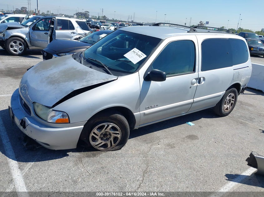 1999 Nissan Quest Gle/Gxe/Se VIN: 4N2XN11T6XD816810 Lot: 39176102
