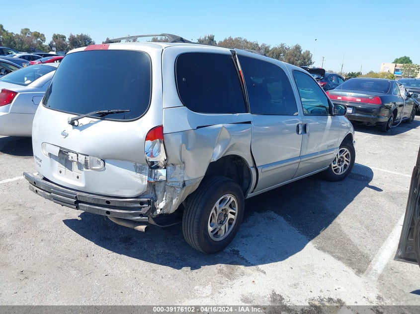 1999 Nissan Quest Gle/Gxe/Se VIN: 4N2XN11T6XD816810 Lot: 39176102