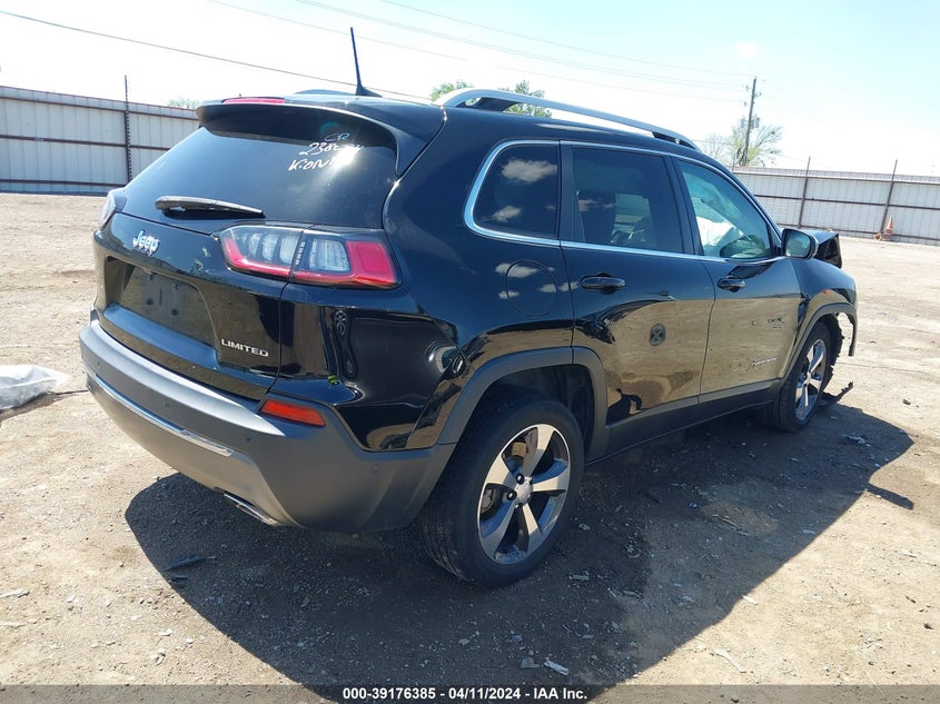 VIN 1C4PJLDX3KD312779 2019 JEEP CHEROKEE LIMITED FWD