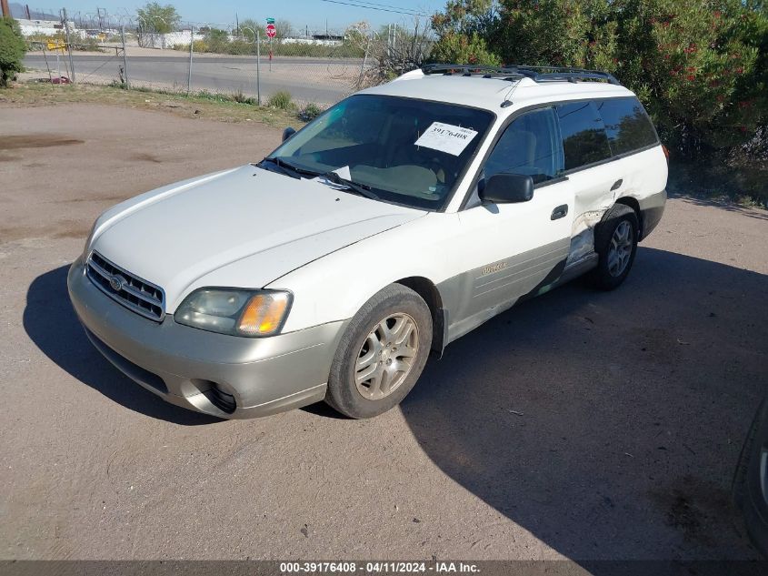 2001 Subaru Outback VIN: 4S3BH665217662355 Lot: 39176408