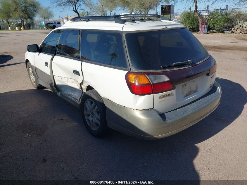 2001 Subaru Outback VIN: 4S3BH665217662355 Lot: 39176408