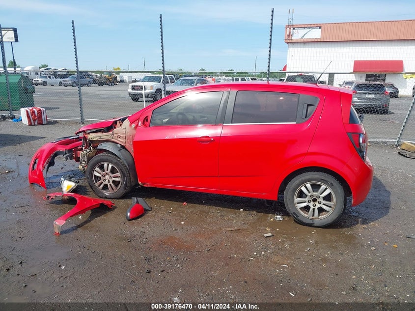 2014 CHEVROLET SONIC LT MANUAL - 1G1JD6SB6E4130125