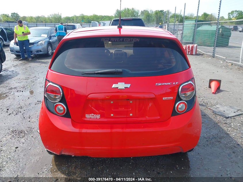 2014 CHEVROLET SONIC LT MANUAL - 1G1JD6SB6E4130125