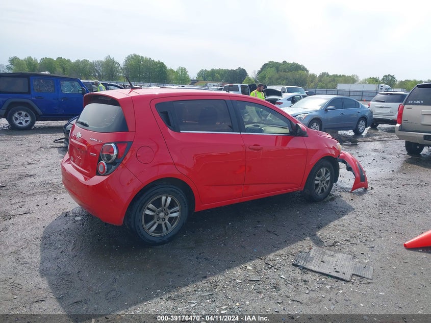 2014 CHEVROLET SONIC LT MANUAL - 1G1JD6SB6E4130125