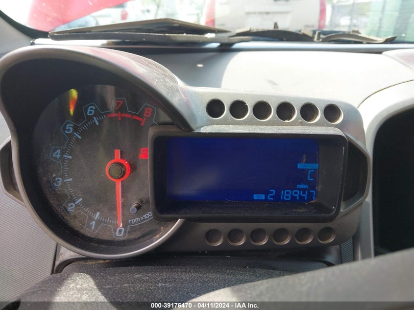 2014 CHEVROLET SONIC LT MANUAL - 1G1JD6SB6E4130125