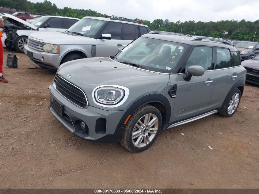 2022 Mini Countryman Cooper VIN: WMZ43BR05N3N72436 Lot: 39176533