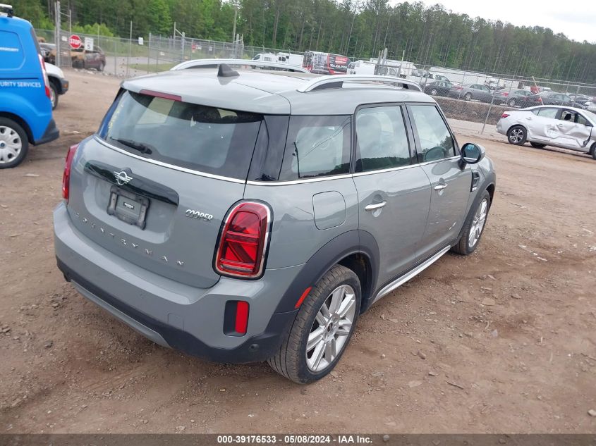 2022 Mini Countryman Cooper VIN: WMZ43BR05N3N72436 Lot: 39176533