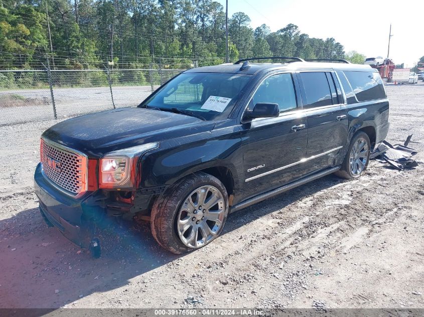 2016 GMC Yukon Xl Denali VIN: 1GKS1HKJ5GR340166 Lot: 39176560