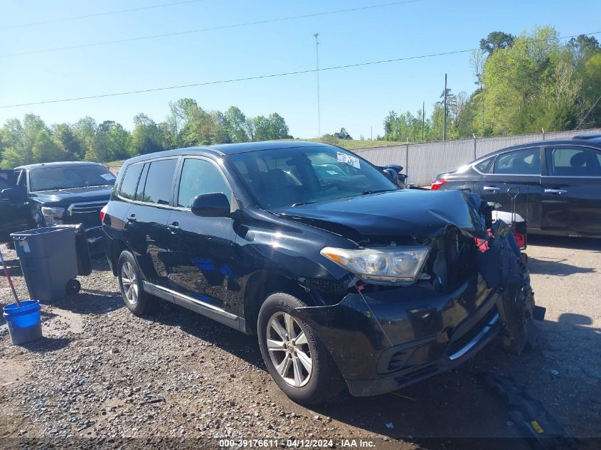 2013 Toyota Highlander Base V6 VIN: 5TDZK3EH2DS101660 Lot: 39176611