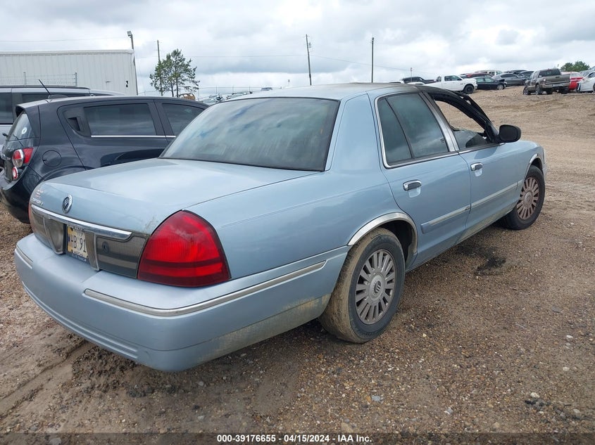 2007 Mercury Grand Marquis Ls VIN: 2MEFM75W47X601670 Lot: 39176655