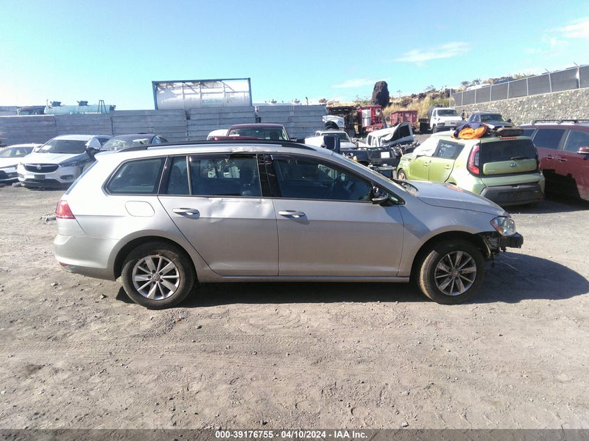 2015 VOLKSWAGEN GOLF SPORTWAGEN TSI S 4-DOOR - 3VWC17AU6FM509050