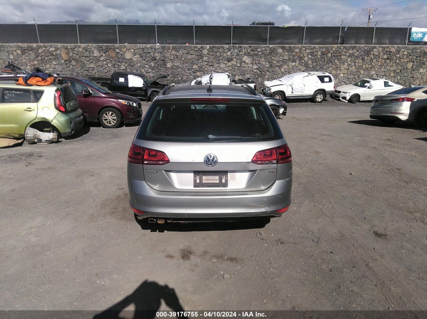 2015 VOLKSWAGEN GOLF SPORTWAGEN TSI S 4-DOOR - 3VWC17AU6FM509050