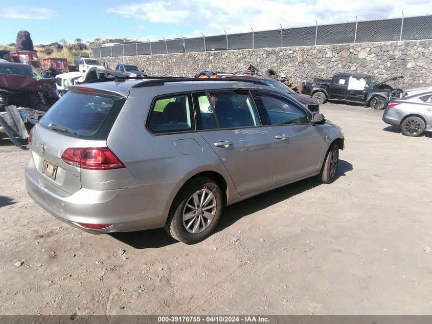 2015 VOLKSWAGEN GOLF SPORTWAGEN TSI S 4-DOOR - 3VWC17AU6FM509050