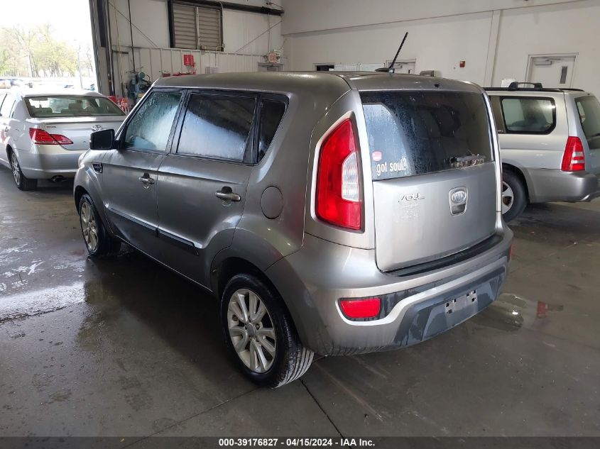 2012 Kia Soul + VIN: KNDJT2A67C7357911 Lot: 39176827