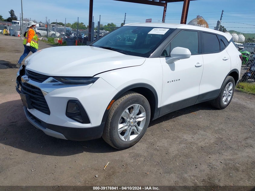 2022 CHEVROLET BLAZER FWD 2LT - 3GNKBCR48NS163447