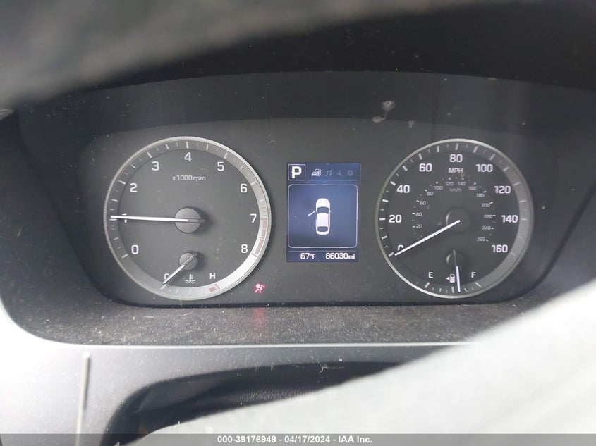 VIN 5NPE34AFXHH527114 2017 HYUNDAI SONATA SPORT