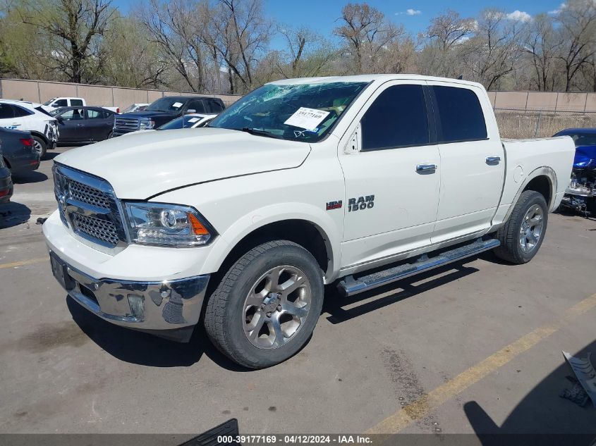 2017 Ram 1500 Laramie 4X4 5'7 Box VIN: 1C6RR7NT5HS832630 Lot: 39177169