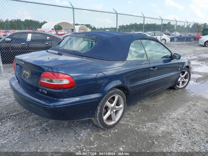 2004 Volvo C70 Lt VIN: YV1NC63D84J061265 Lot: 39177238