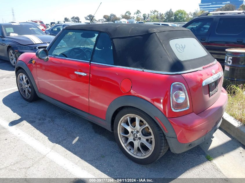 2013 Mini Convertible Cooper VIN: WMWZN3C53DT568651 Lot: 39177266