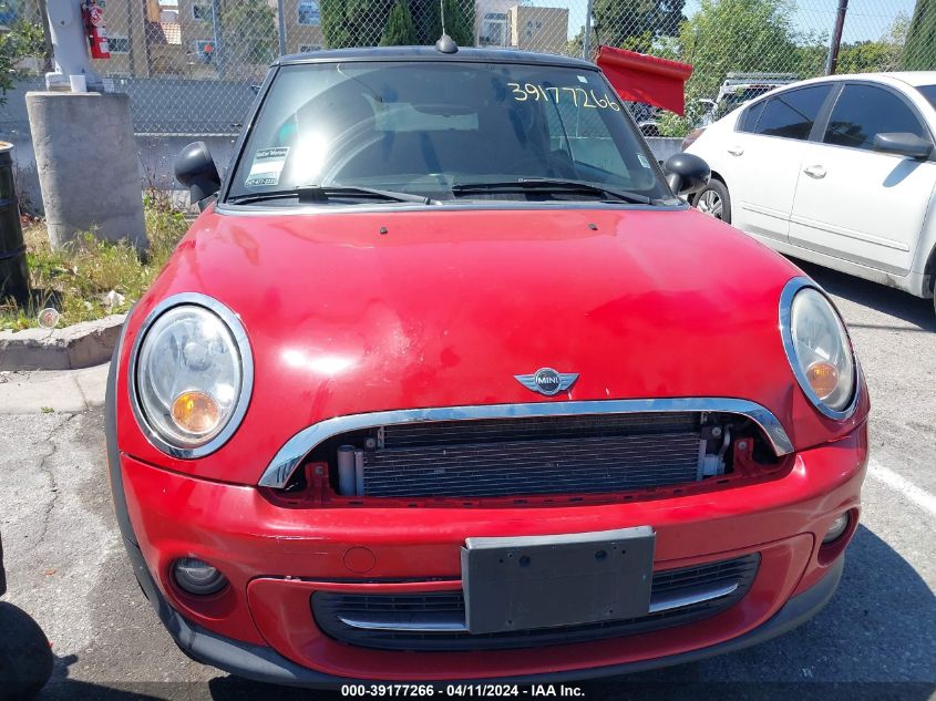 2013 Mini Convertible Cooper VIN: WMWZN3C53DT568651 Lot: 39177266