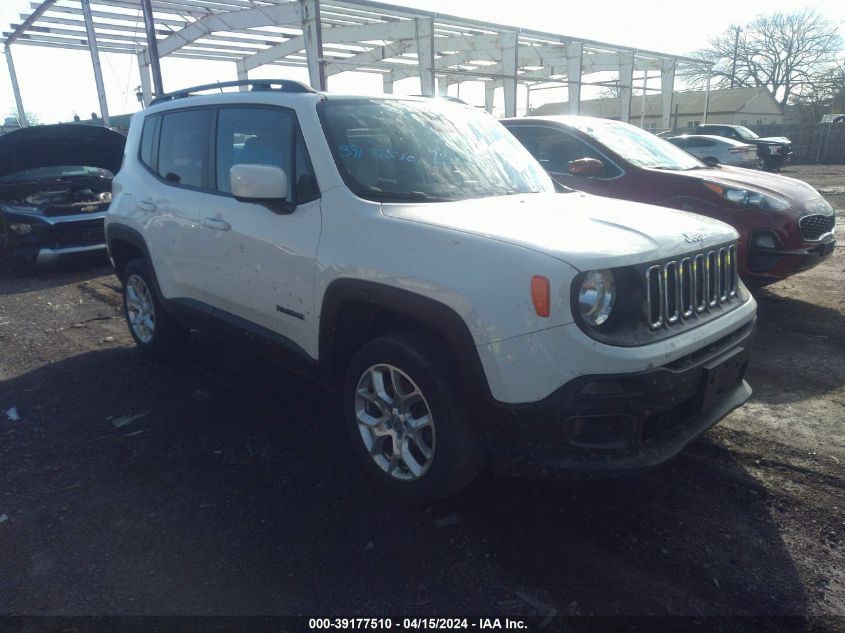 2016 Jeep Renegade Latitude VIN: ZACCJBBT2GPE05486 Lot: 39177510