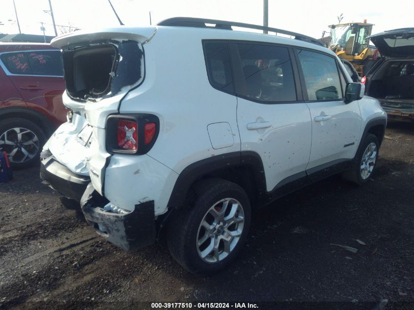 2016 Jeep Renegade Latitude VIN: ZACCJBBT2GPE05486 Lot: 39177510