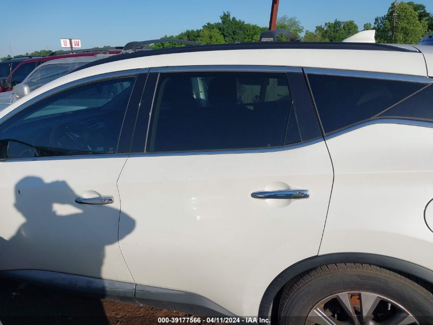 2017 Nissan Murano Sv VIN: 5N1AZ2MGXHN108276 Lot: 39177566