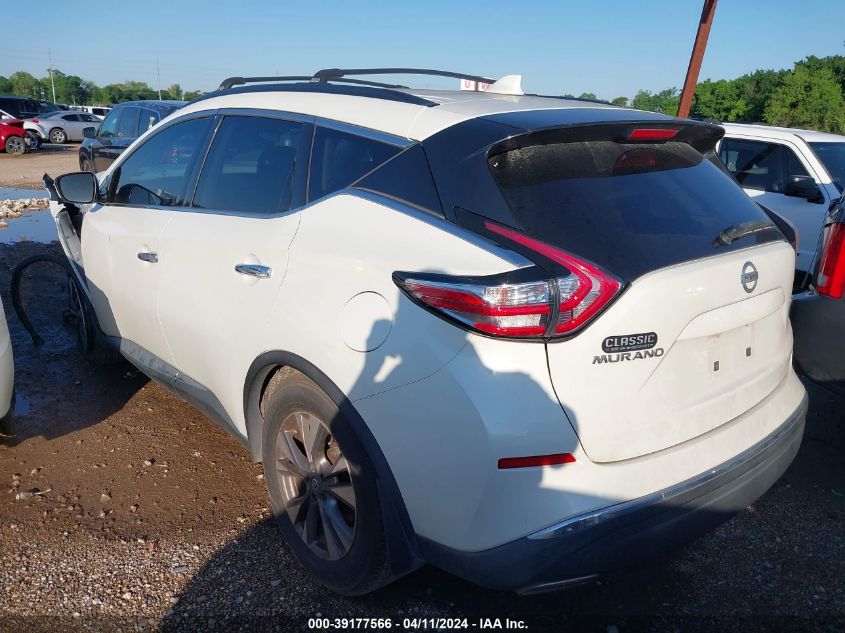 2017 Nissan Murano Sv VIN: 5N1AZ2MGXHN108276 Lot: 39177566