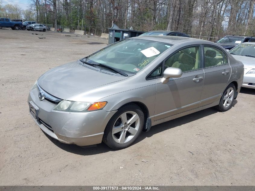 1HGFA16806L061755 | 2006 HONDA CIVIC